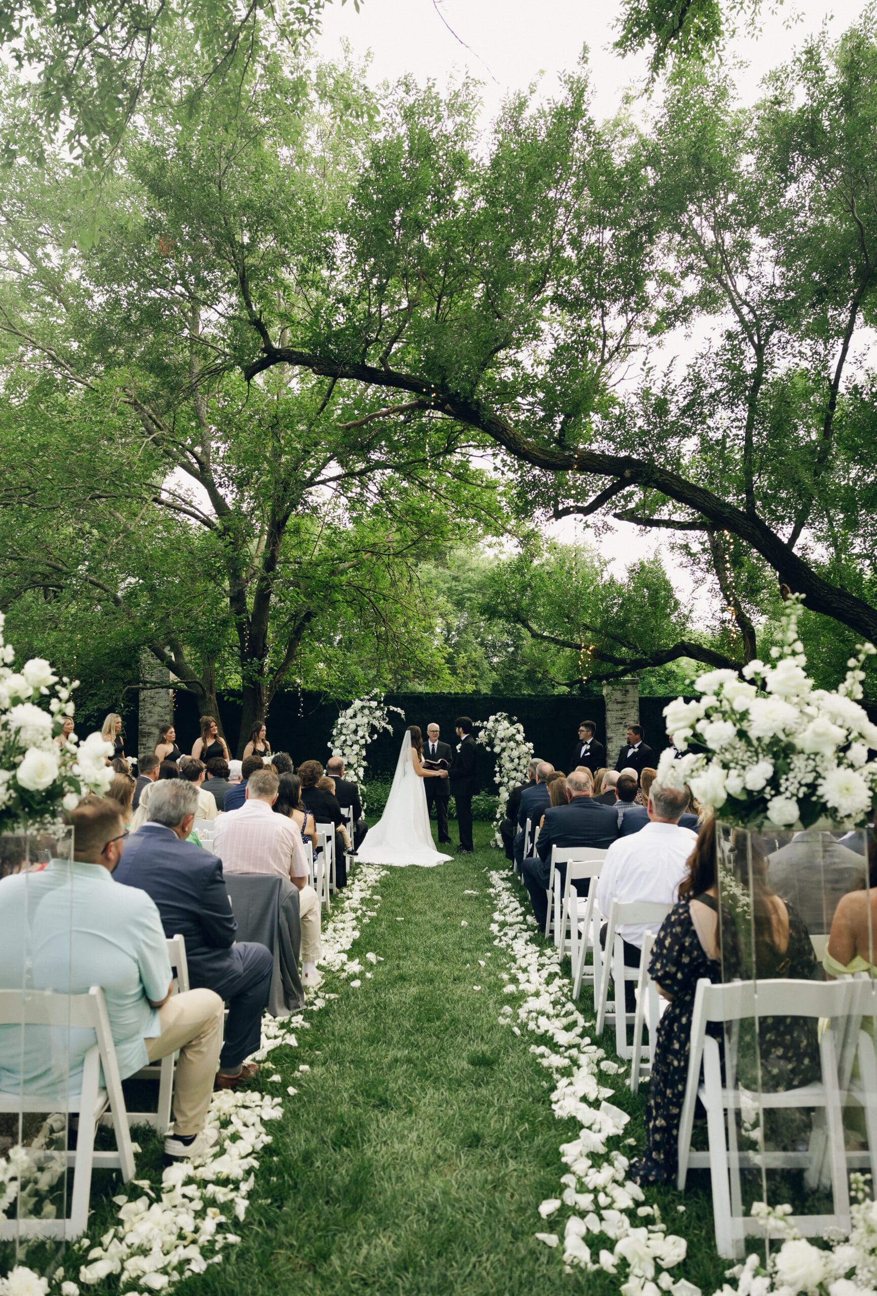 Ballroom at I St wedding ceremony, Bentonville Arkansas